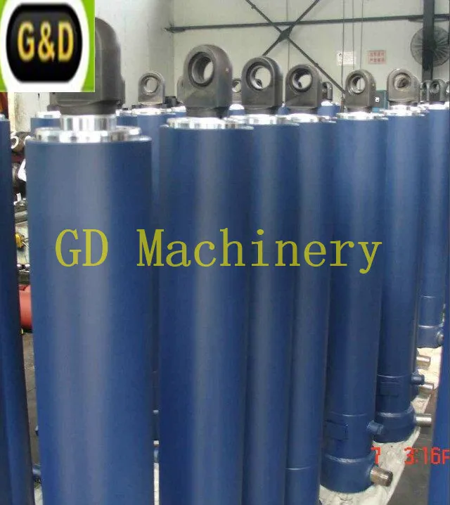 Multi-Stages Telescopic Hydraulic Cylinders with Swivel Joint for Tipper