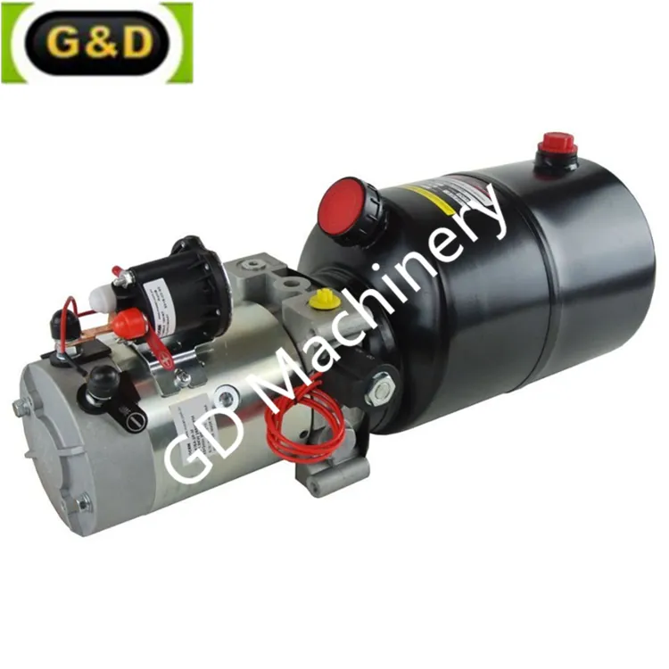 5L Oil Tank 24V DC Hydraulic Power Pack with 2 Double Acting Valves