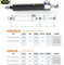 Fitness Hydraulic Cylinder Waterproof Hydraulic Cylinder with Stainless Rod