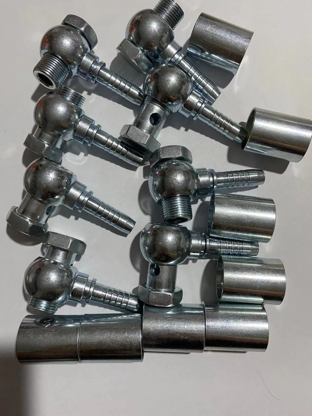 Zinc Plated Banjo Fittings for Hose and Valve Connecting CNC Forged Hose End Fitting