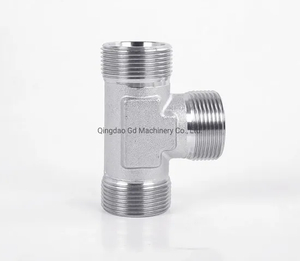 carbon Steel Zinc Plated DIN Equal Tee Fittings